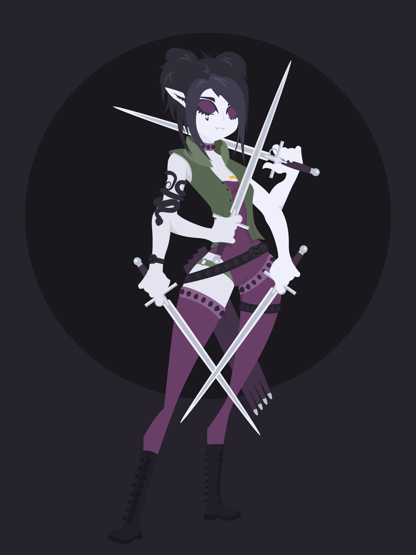 Aroish, a Valari Elf