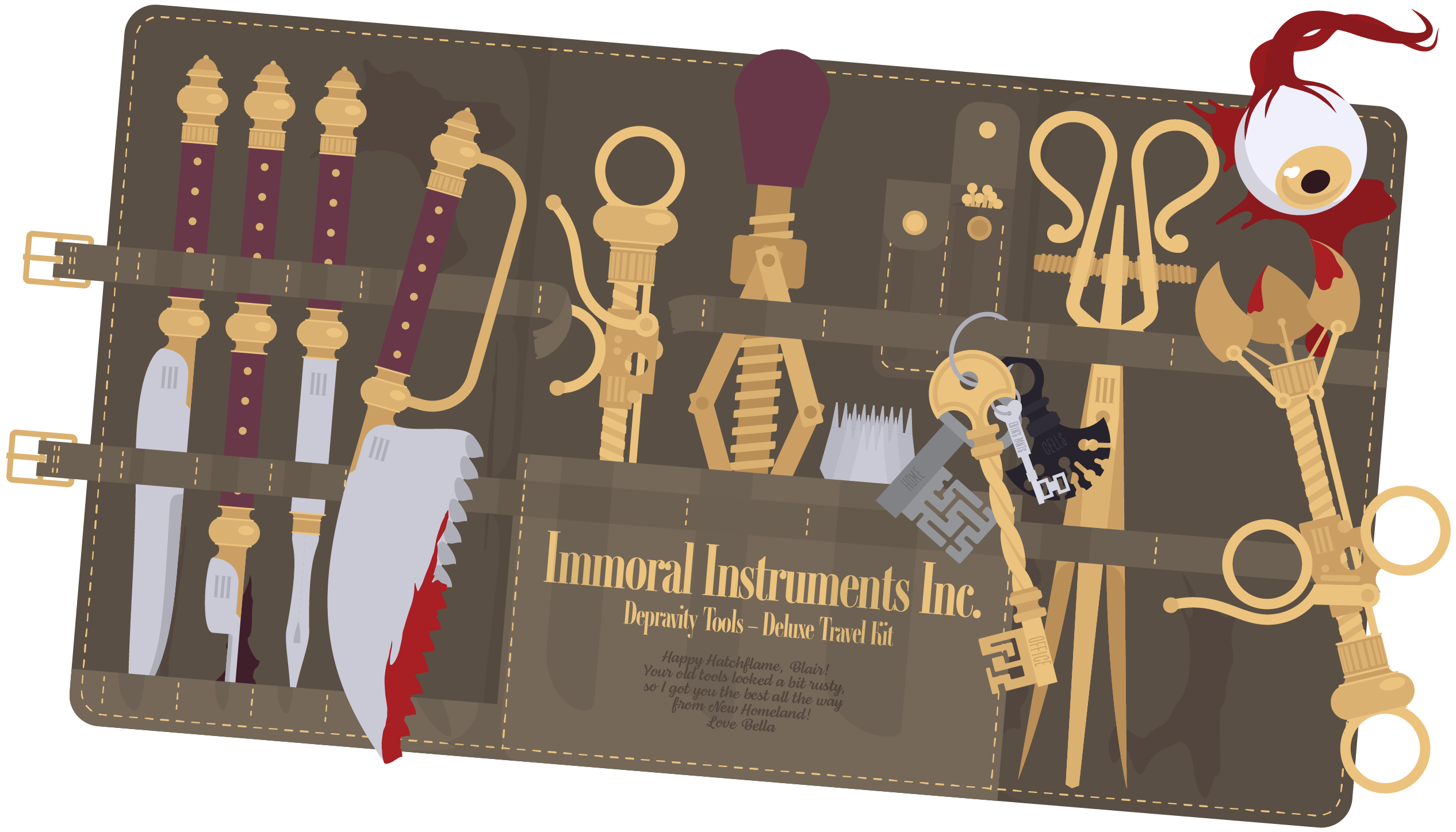 Immoral Instruments Inc. Depravity Tools ­– Deluxe Travel Kit
