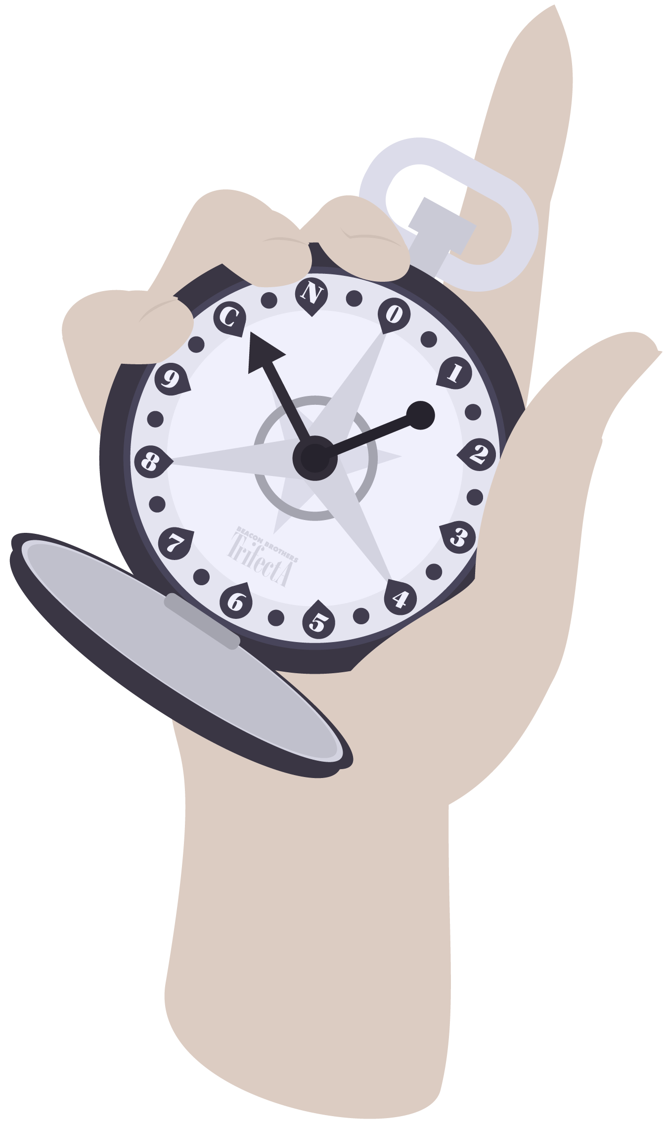 Blair looks at her pocket watch. It seems your time is up.