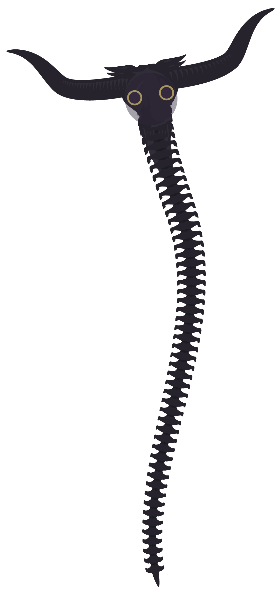 Marionette spine and horns