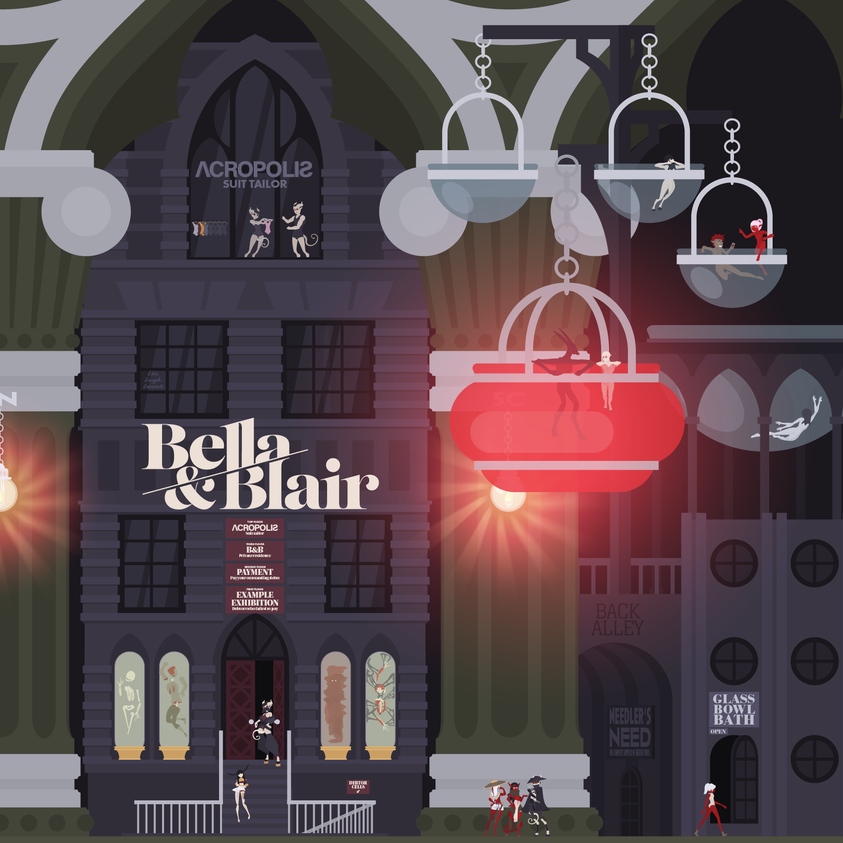 Visit the Fiend City built in the ancient Ash Crypt under the mountain.