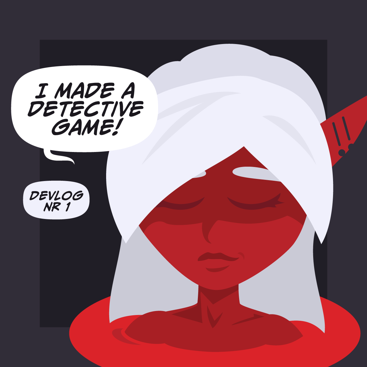 I made a detective game. The first devlog for my godot game.